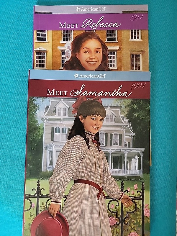 AMERICAN GIRL~Meet Samantha By Susan S. Adler & Rebecca by Greene~ Paperback