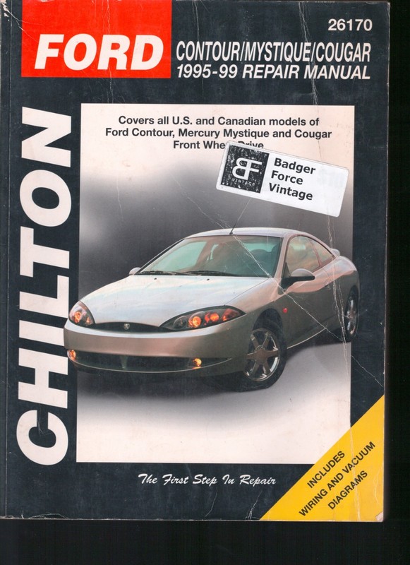 Ford Contour and Mystique, 1995-99 by NP-Chilton Editors MN1547