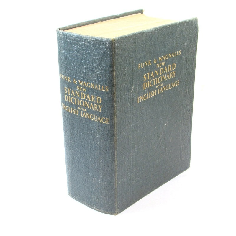 Funk & Wagnalls New Standard Dictionary of English Language 1945 Jumbo HC