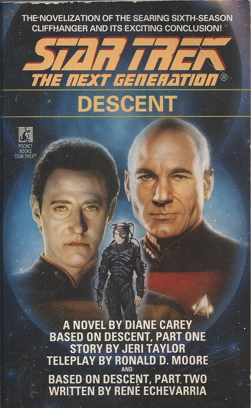 Star Trek The Next Generation Descent by Diane Carey (1993, Paperback Book)