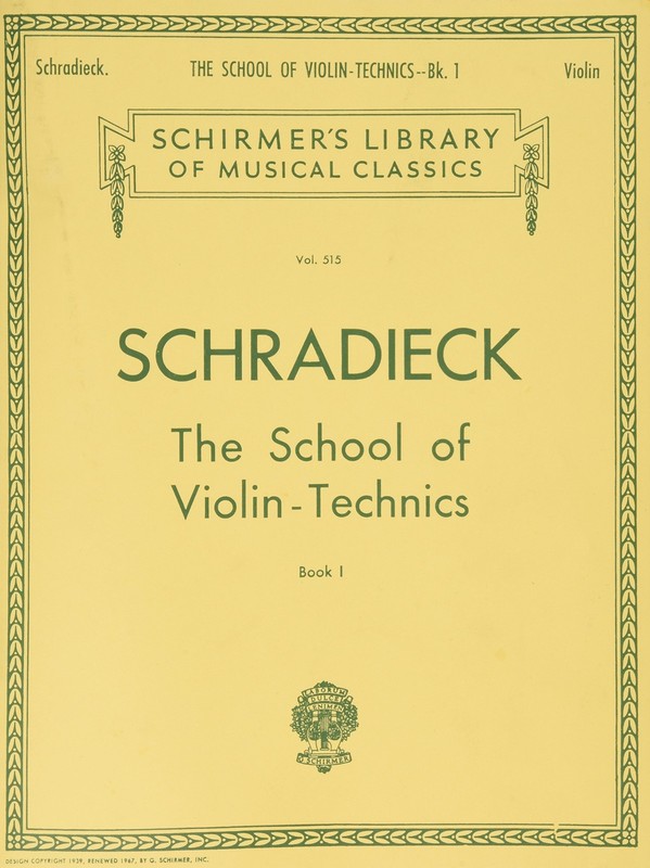 Henry Schradieck School Of Violin Technics Book 1 (Dexterity) Vln
