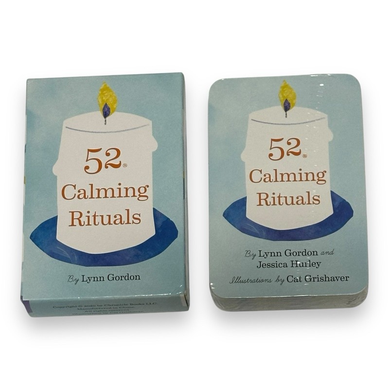 52 Calming Rituals by Lynn Gordon Cards 2020 Ill. By Cat Grishaver SEALED Rare