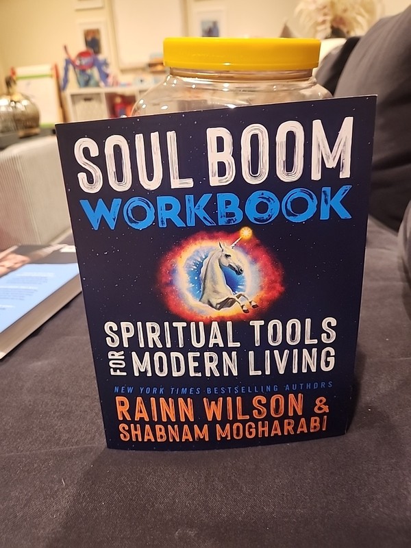 New Autographed Rainn Wilson Soul Boom Workbook Spiritual Tools Paperback Signed