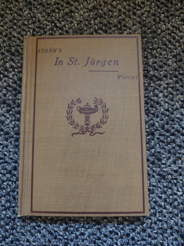 In St. Jurgen by Theodor Storms (1901, Hardcover) RARE **Buy 2 Get 1 Free**