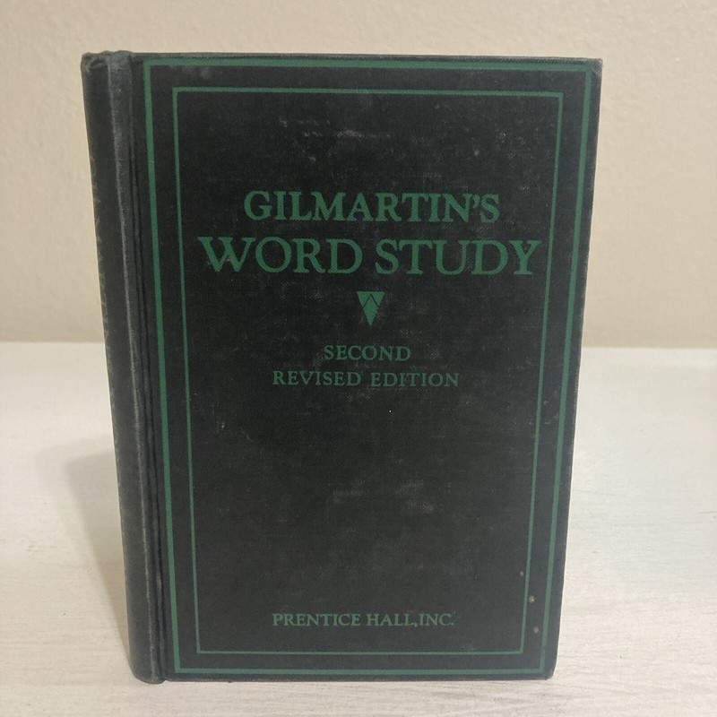 Gilmartin’s Word Study Second Revised Edition, Hardcover, Prentice Hall, Inc.