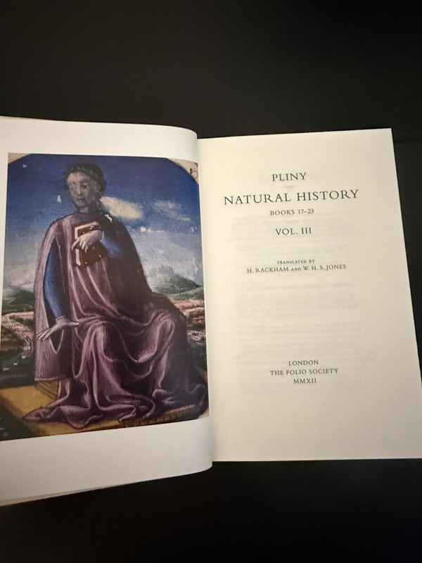 Natural History - Pliny The Elder - 5 Volume Set - Folio Society 1st Pt gallery