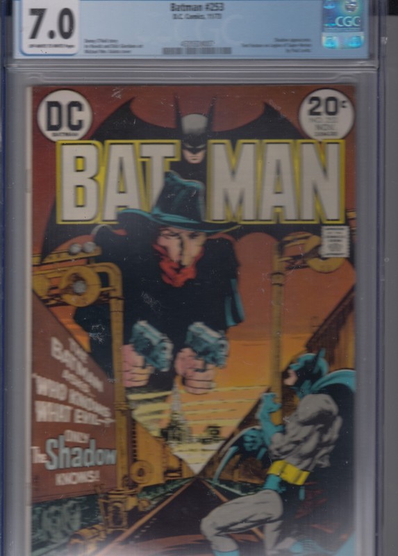 Batman 253 CGC 7.0 – 1973 – Shadow – Fine/Very Fine REDUCED PRICE