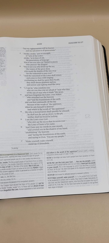 ESV Study Bible English Standard Version Crossway Black Genuine Leather Gold gallery