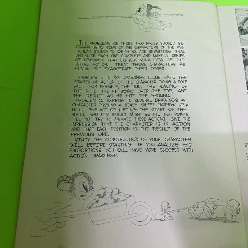 VINTAGE PRESTON BLAIR ART INSTRUCTION BOOK ANIMATED CARTOONS FOR THE BEGINNER VG gallery