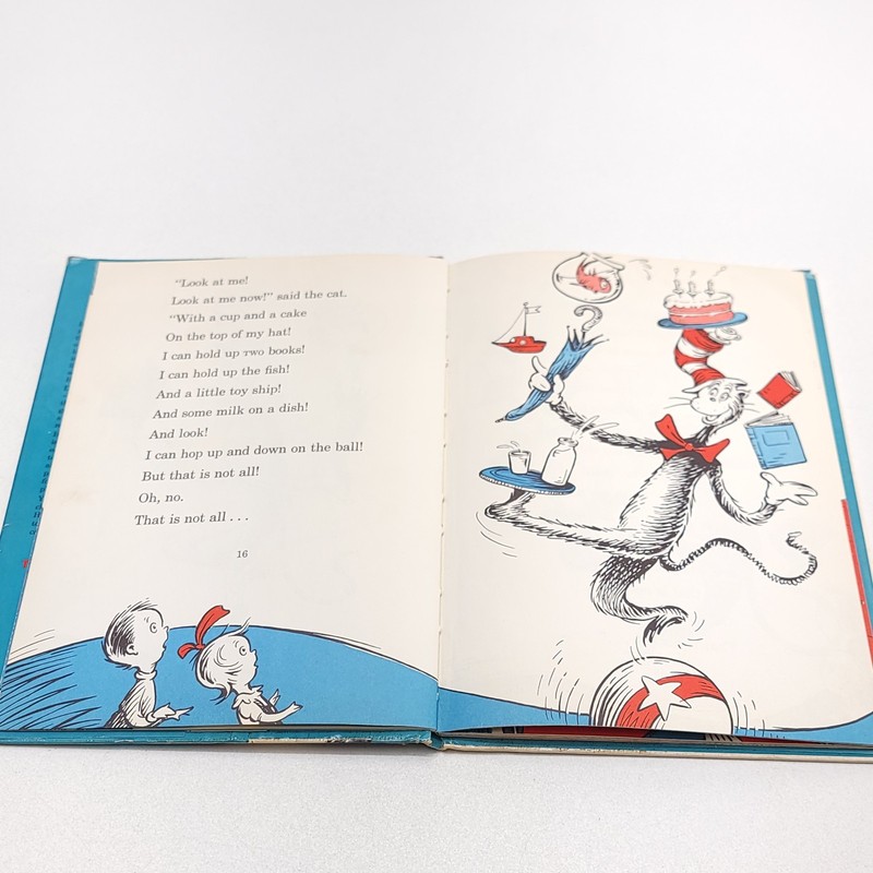 THE CAT IN THE HAT 1957 Dr Seuss HC DJ Random House Books gallery