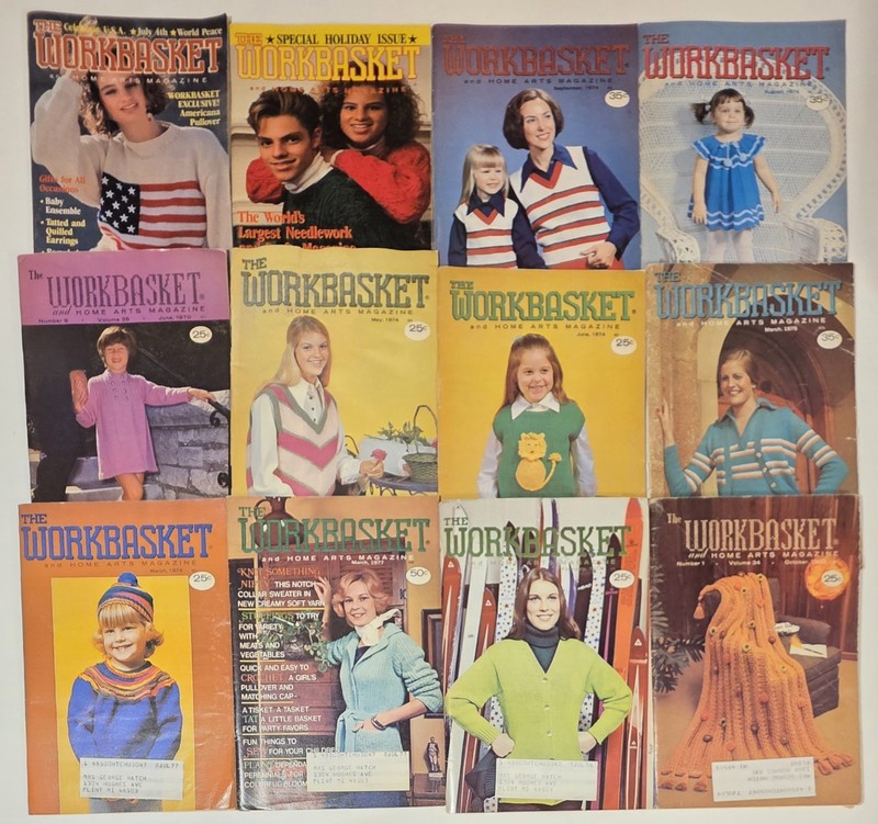 Lot 120 The Workbasket Illustrated Magazine From 1960's - 1970's Vintage Crochet gallery