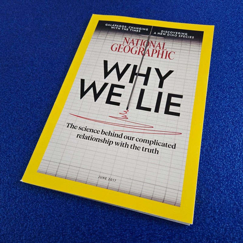 WHY WE LIE, HOW DETECTING LIES WORK JUNE 2017 NATIONAL GEOGRAPHIC MAGAZINE gallery
