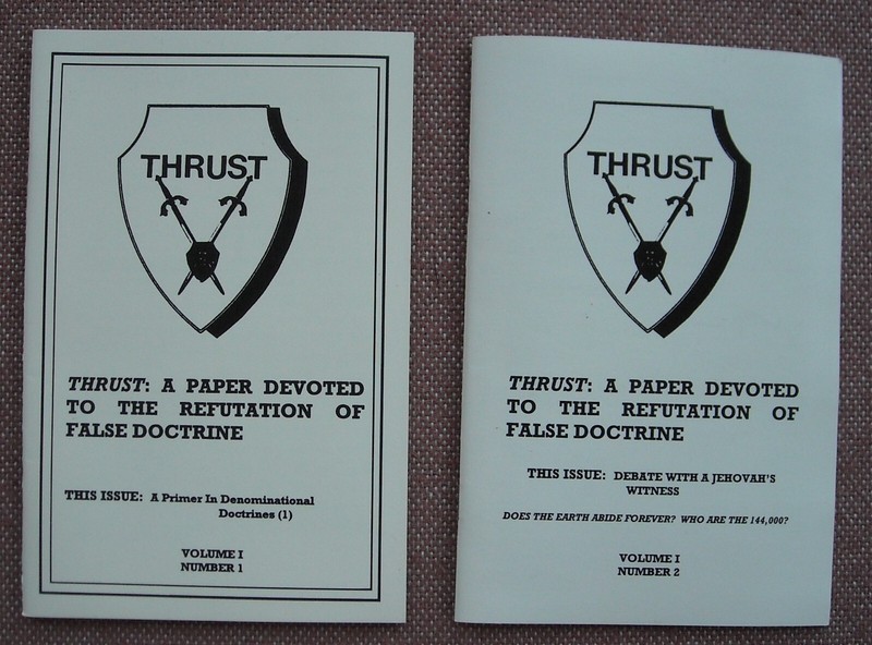 DENOMINATIONAL DOCTRINES ~ CHURCH OF CHRIST ~ JERRY MOFFITT ~ PB VG+ ~ 2 ISSUES