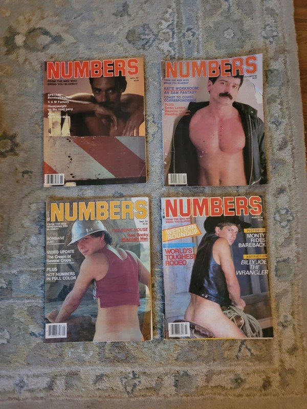 NUMBERS Magazine Lot Of 4 81 82 83 84