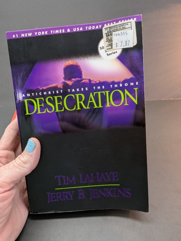LOT OF 3 Books of Tim LaHaye Jerry B Jenkins: Desecration, Armageddon, Remnant gallery