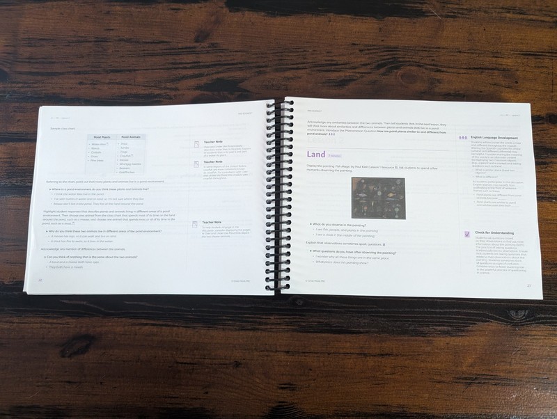 PhD Science: GREAT MINDS Level K Module 1 (Teacher Edition) "Survival" gallery
