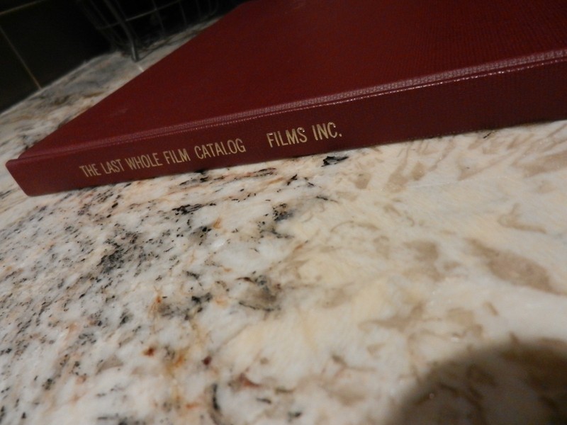 THE LAST WHOLE FILM CATALOG 1976 hardcover Compendium of Film Lore reference gallery