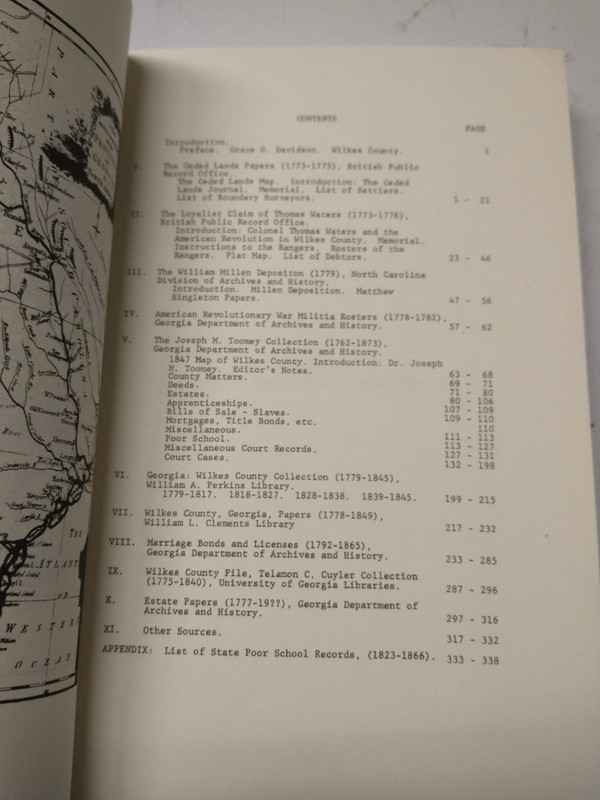 Wilkes County Papers 1773-1833 Robert Scott Davis Jr pb genealogical information gallery