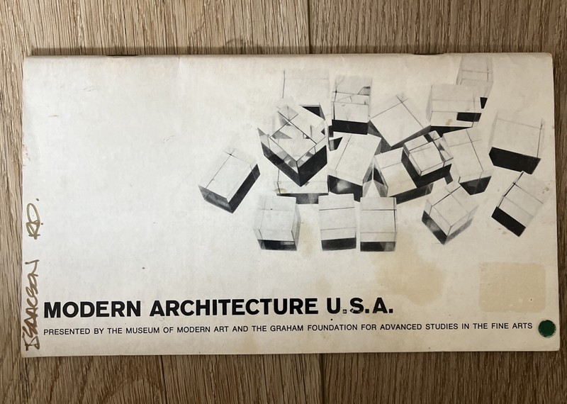 Modern Architecture U.S.A. 1965 Museum of Modern Art Graham Foundation Fine Arts