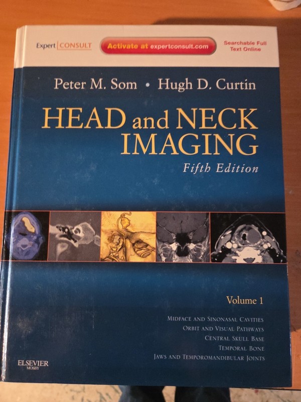 Head and Neck Imaging by Curtin and Som, Volume 1 Only, 5th Edition