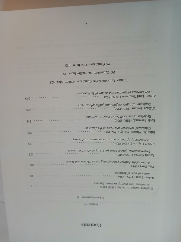 Poetry Criticism Volume 6 Drew Kalasky 1993 Reference Literature Gale gallery
