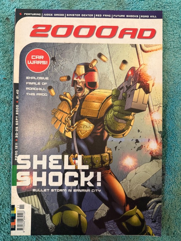 2000AD Comic Judge Dredd ~ PROG 1211 – 9.4 Near Mint to 7.5 Very Fine-