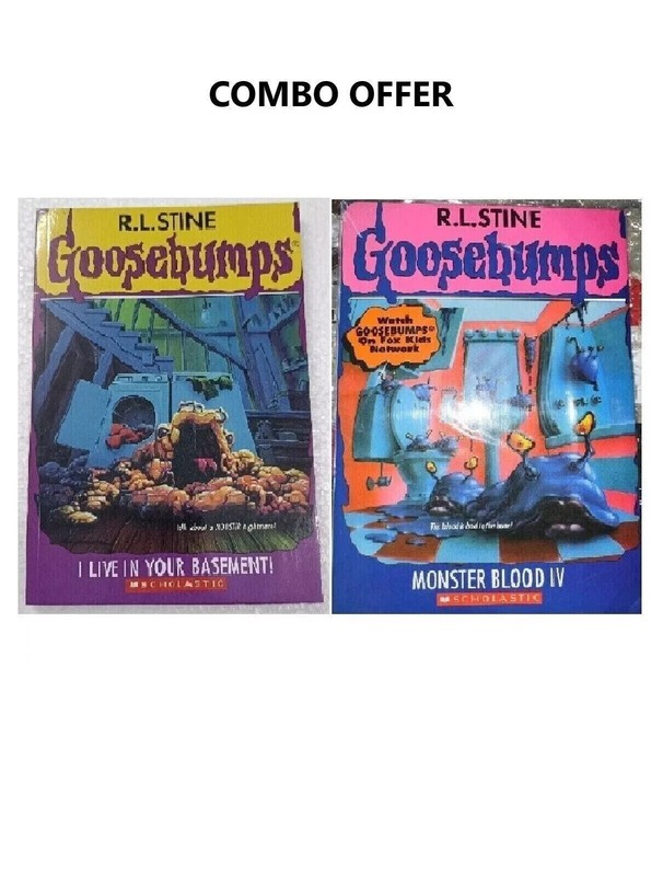 COMBO (GB #61 I Live in Your Basement! + GB #62 Monster Blood IV) by R.L. Stine