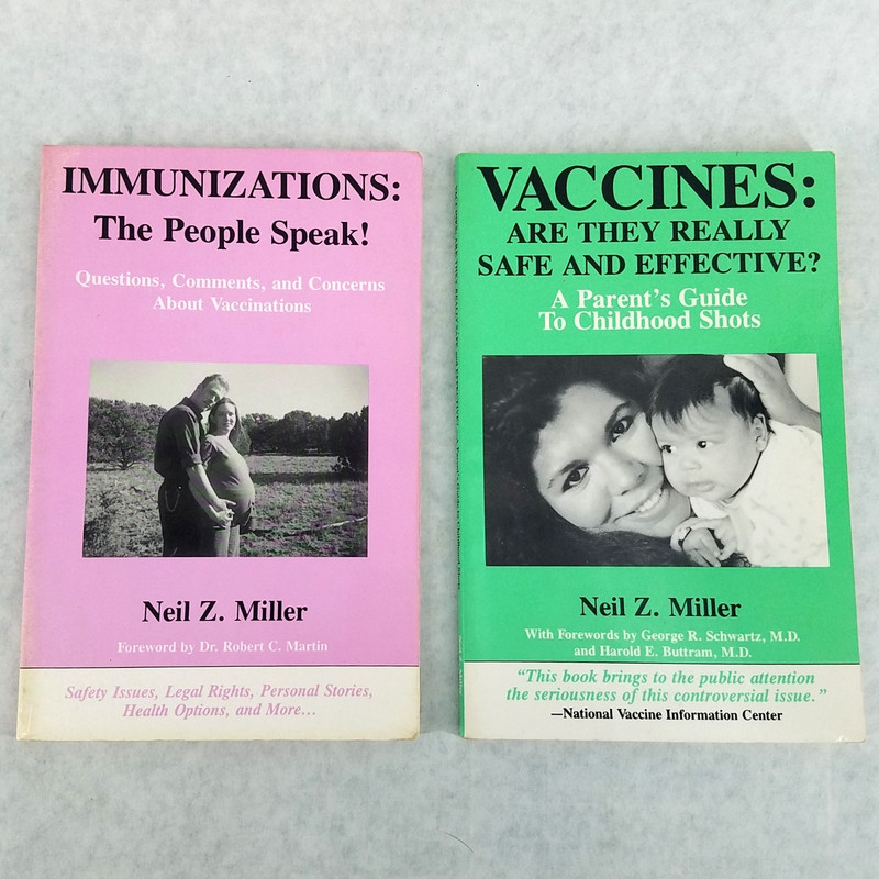 Neil Miller Lot of 2 Softcovers – Vaccines & Immunizations for Children