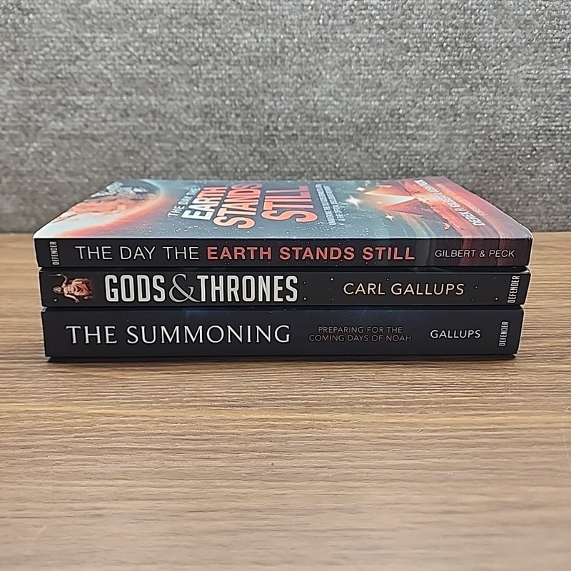 Lot of 3 End Times Prophecy Government Conspiracy UFO books Nonfiction BundleGod gallery