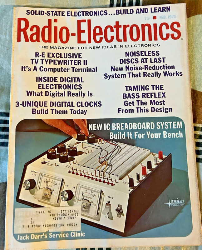 Vintage Radio-Electronics magazine 1975 FULL YEAR (computers/tech, retro ads) gallery