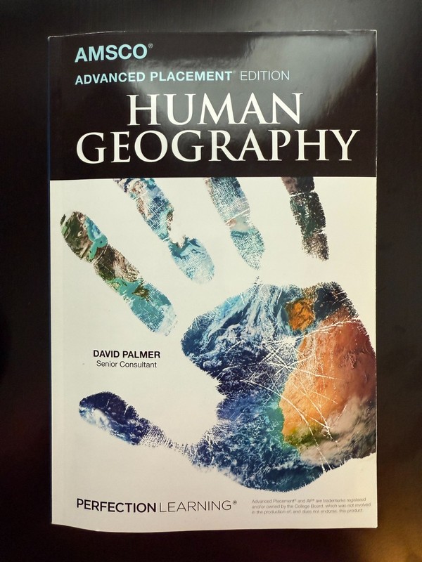 AMSCO Human Geography Advanced Placement Edition Book, 2022 Version, BRAND NEW