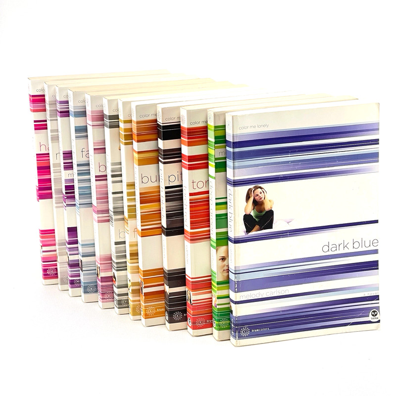True Colors by Melody Carlson 12 Paperback Book Lot – Complete Series