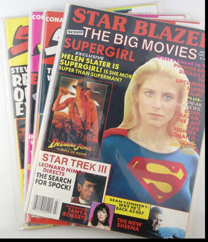 Star Blazer 4 Issues Jul Sept Nov 1984 and Jan 1985 – In House Star Blazer Paper