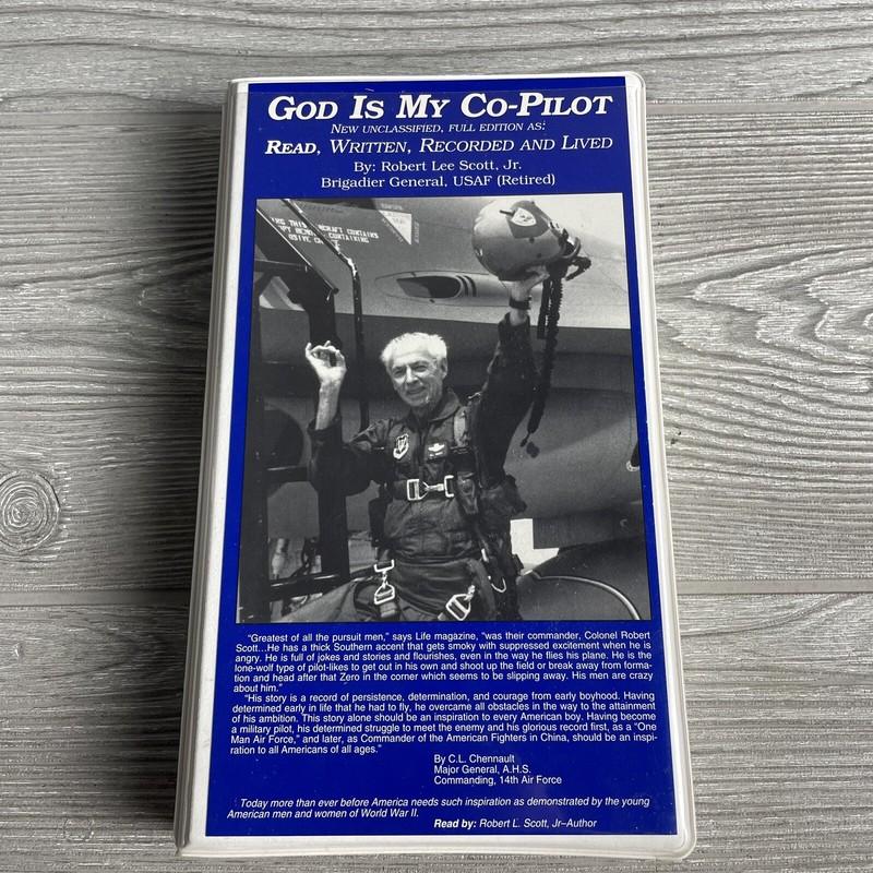 God is My Co-Pilot Audio Cassette Set Read and Written by Robert Lee Scott Jr.