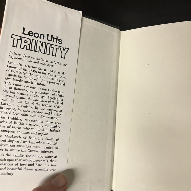 Trinity A Novel of Ireland by Leon Uris 1976 First Limited Edition 1st Ed Rare gallery