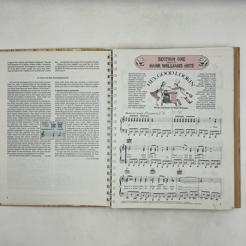 Vintage Reader's Digest Country And Western Songbook Simon Fox Brown HC 1983 USA gallery