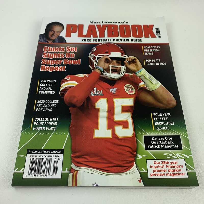 Marc Lawrence PLAYBOOK 2020 Magazine 256 Pages COLLEGE & NFL COMBINED Mahomes