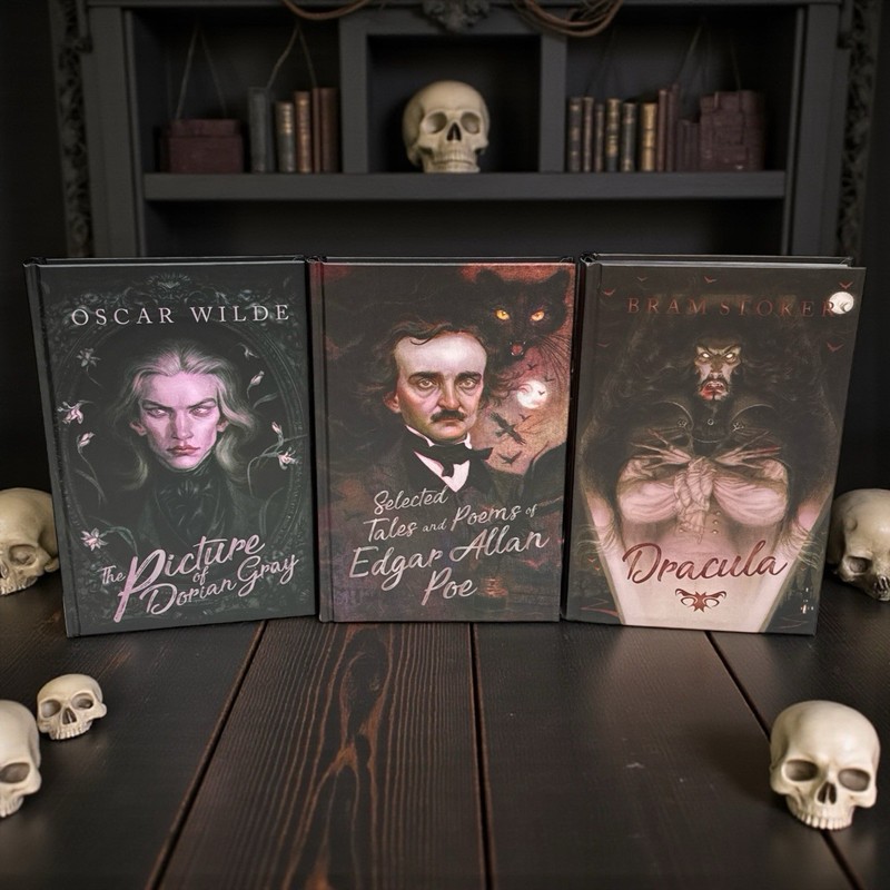 UNREAD LitJoy Classics Gothic Box Set Dracula Poe Dorian Gray Special Editions