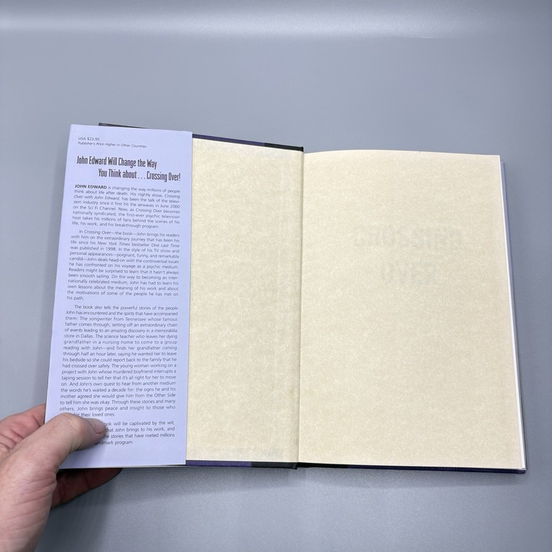John Edward - Crossing Over: The Stories Behind The Stories HC 3rd Printing Book gallery