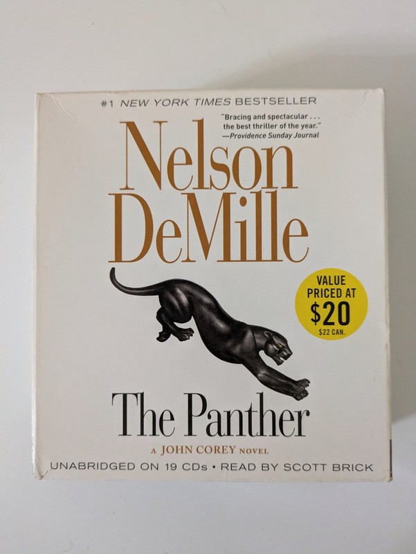 The Panther by Nelson DeMille Audiobook CD John Corey Unabridged Scott Brick