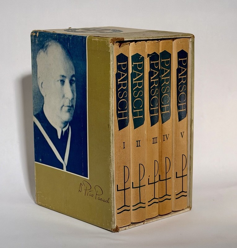 PIUS PARSCH c1950s The Church’s Year Of Grace 5 Volume Set w/Slipcover & DJs