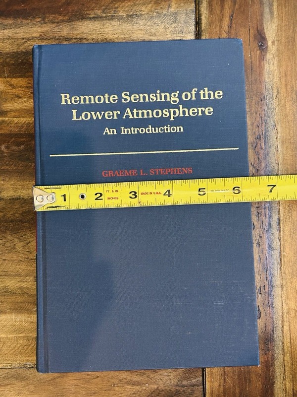 Remote Sensing of the Lower Atmosphere: An Introduction Graeme L. Stephens 1994 gallery
