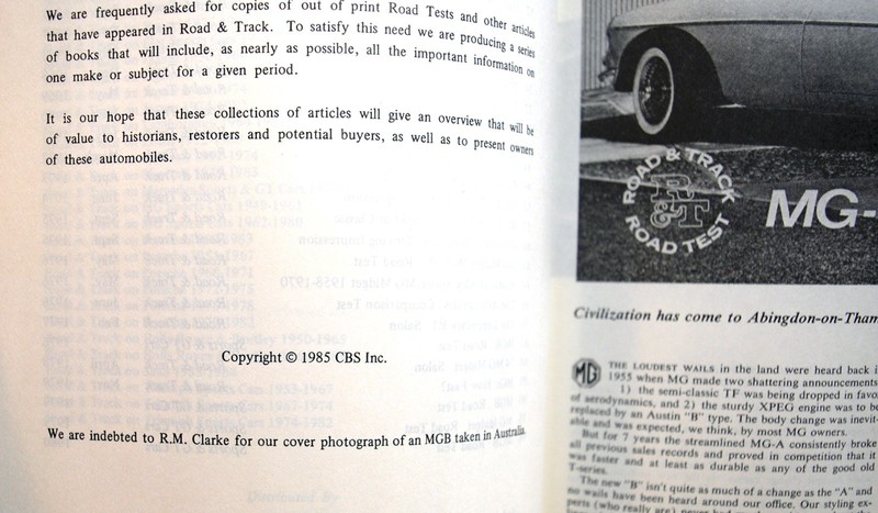 Lot of 2 - R&T MG Sports Cars 1962-1980 / Classic And Sportscar MGB 25 Years On gallery