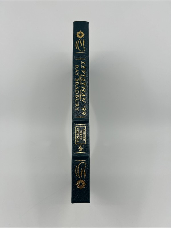 EASTON PRESS Leviathan '99 Ray Bradbury SIGNED First 1st Sci-Fi Moby Dick Space gallery