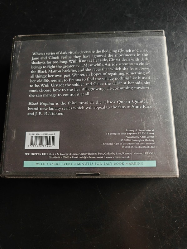 Blood Requiem Christopher Husberg - CD Audio Book Ex Library 14 Disc Set gallery