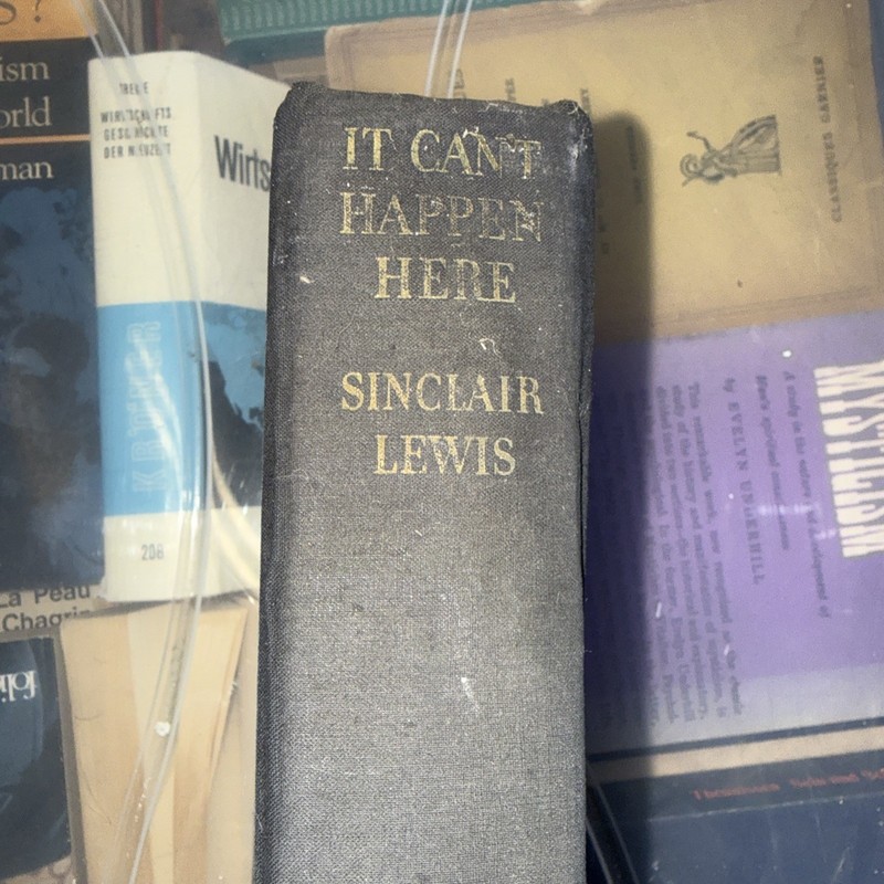 Sinclair Lewis IT CAN'T HAPPEN HERE 1935 Sun Dial Press, NY Hardcover gallery