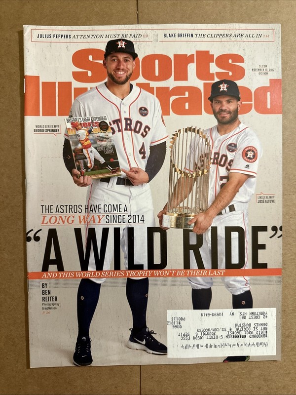 Sports Illustrated Magazine November 13, 2017 Houston Astros