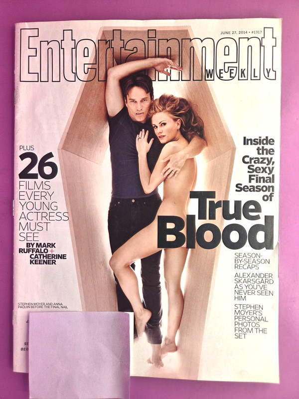 Entertainment Weekly JUNE 2014 #1317 TRUE BLOOD