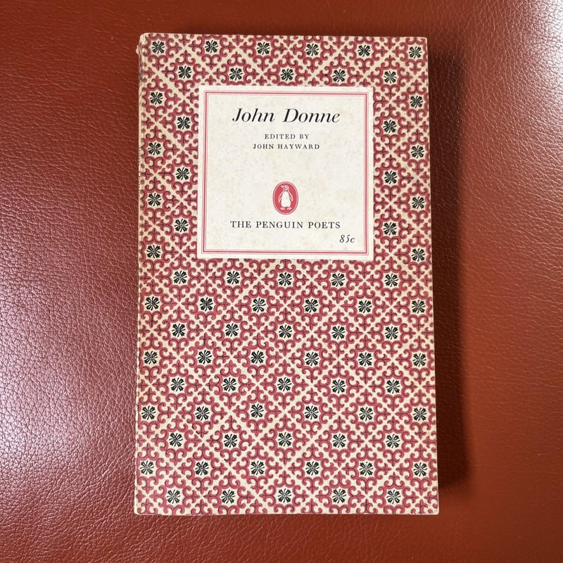 1963 John Donne The Penguin Poets Vintage Paperback Book VG condition