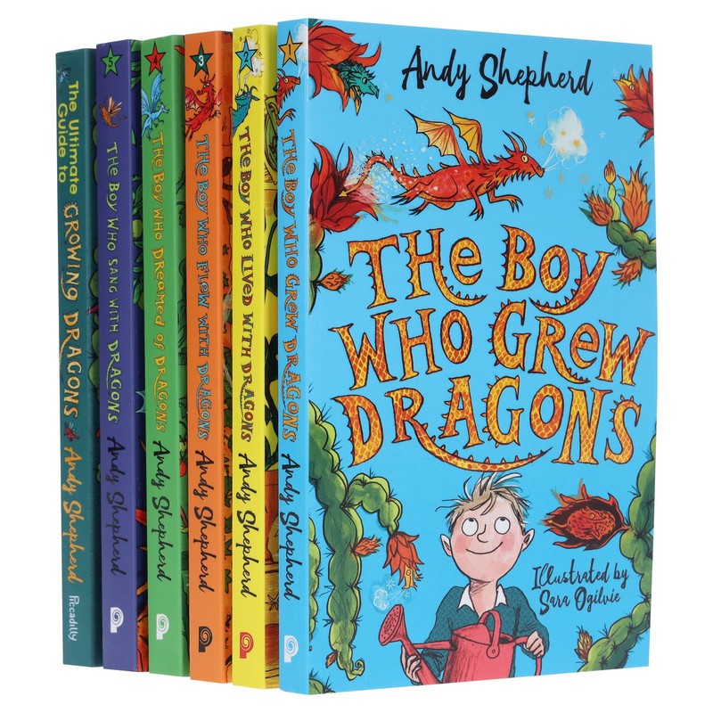Boy Who Grew Dragons Series By Andy Shepherd 6 Books Set – Ages 7-9 – Paperback